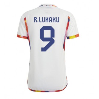 Belgien Romelu Lukaku #9 Borta Kläder VM 2022 Kortärmad